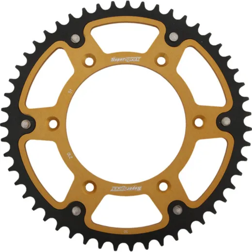 Stealth-Rear Sprocket / Chain Wheel Supersprox 520/51t gold