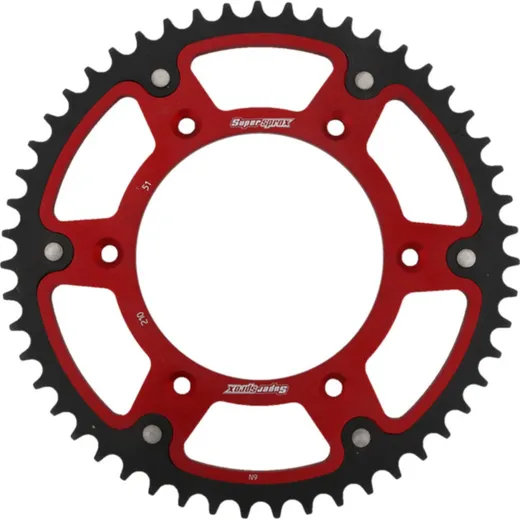 Stealth-Rear Sprocket / Chain Wheel Supersprox 520/51t red