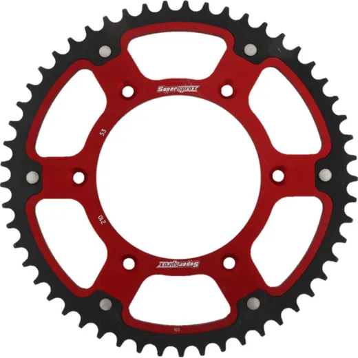 Stealth-Rear Sprocket / Chain Wheel Supersprox 520/53t red