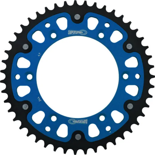 Stealth-Rear Sprocket / Chain Wheel Supersprox 520/47t blue 35600B47