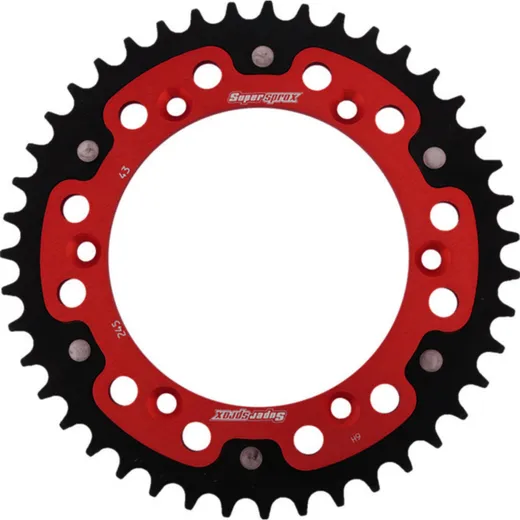 Stealth-Rear Sprocket / Chain Wheel Supersprox 520/43t red 30245R43