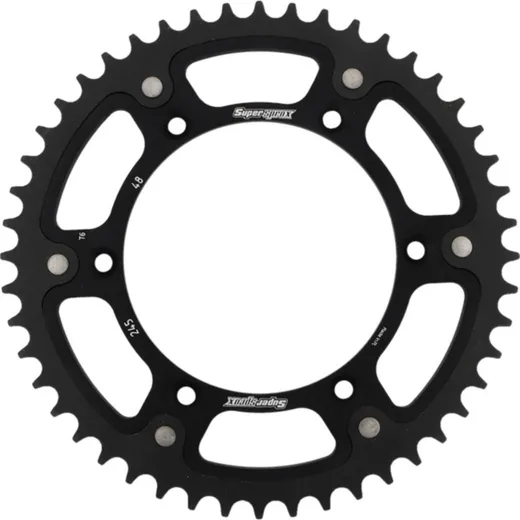 Stealth-Rear Sprocket / Chain Wheel Supersprox 520/48t black 30245K48