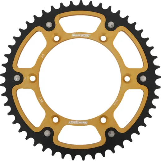 Stealth-Rear Sprocket / Chain Wheel Supersprox 520/49t gold 30245S49