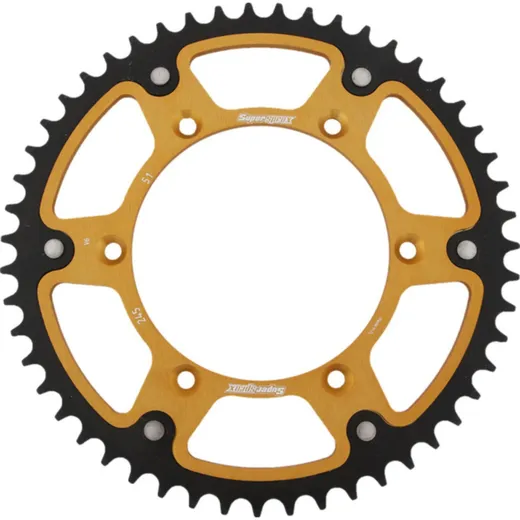 Stealth-Rear Sprocket / Chain Wheel Supersprox 520/51t gold 30245S51