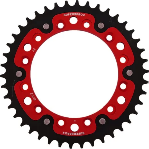 Stealth-Rear Sprocket / Chain Wheel Supersprox 520/42t red 10304R42