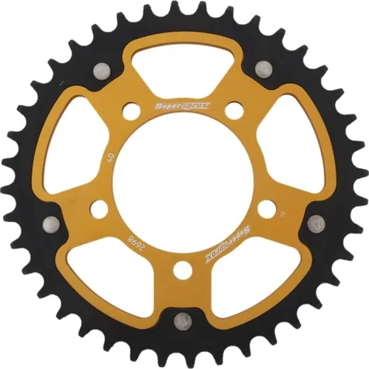 Stealth-Rear Sprocket / Chain Wheel Supersprox 520/40t gold 93604S40