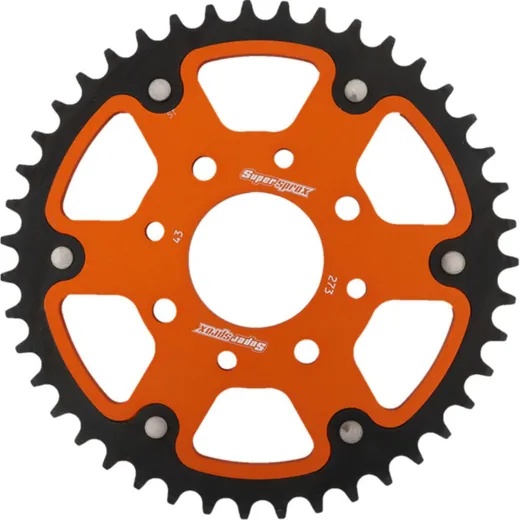Stealth-Rear Sprocket / Chain Wheel Supersprox 520/43t orange 71201O43