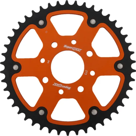 Stealth-Rear Sprocket / Chain Wheel Supersprox/46t orange