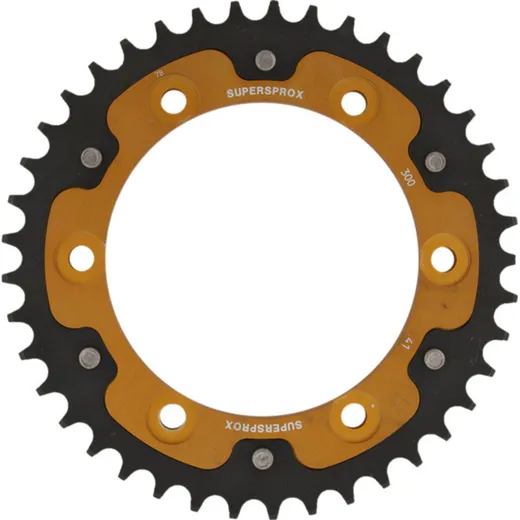 Stealth-Rear Sprocket / Chain Wheel Supersprox 525/41t gold 12606S41