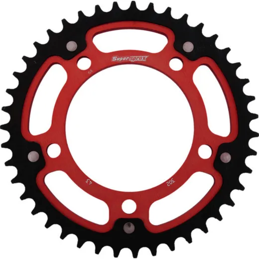 Stealth-Rear Sprocket / Chain Wheel Supersprox 530/43t red