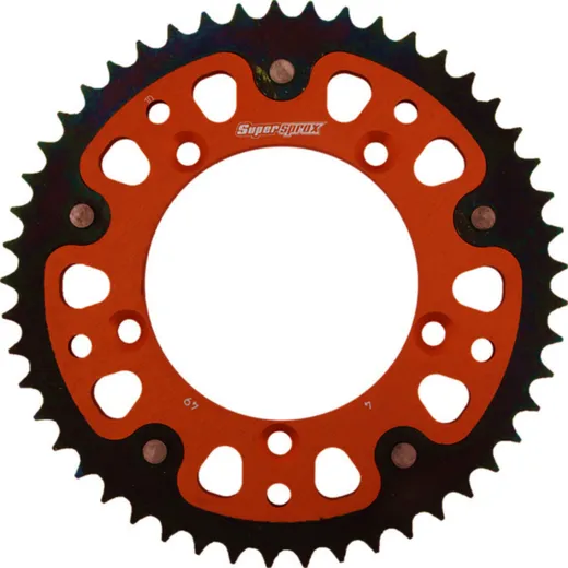 Stealth-Rear Sprocket / Chain Wheel Supersprox 420/49t orange
