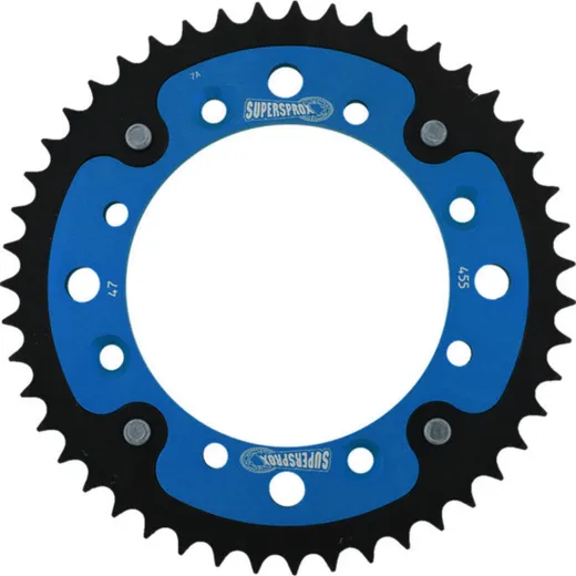 Stealth-Rear Sprocket / Chain Wheel Supersprox 420/47t blue