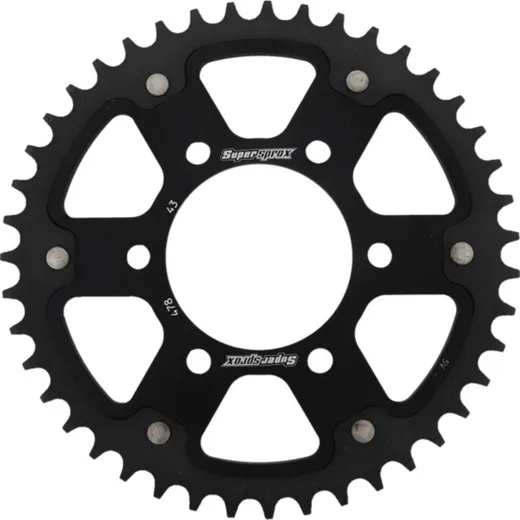 Stealth-Rear Sprocket / Chain Wheel Supersprox 520/43t black 16403K43