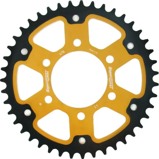 Stealth-Rear Sprocket / Chain Wheel Supersprox 520/43t gold 16403S43