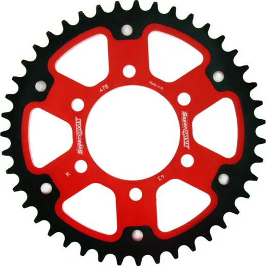 Stealth-Rear Sprocket / Chain Wheel Supersprox 520/43t red 16403R43