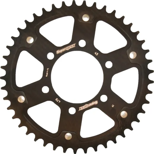 Stealth-Rear Sprocket / Chain Wheel Supersprox 520/45t black 16403K45