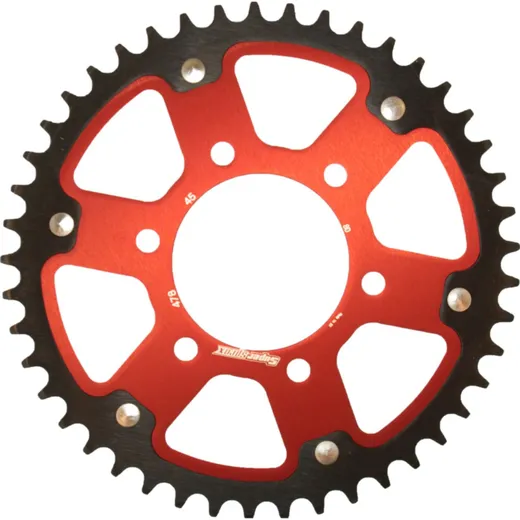 Stealth-Rear Sprocket / Chain Wheel Supersprox 520/45t red 16403R45