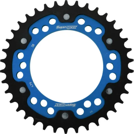 Stealth-Rear Sprocket / Chain Wheel Supersprox 530/38t blue