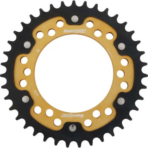 Stealth-Rear Sprocket / Chain Wheel Supersprox 530/39t gold 12813S39