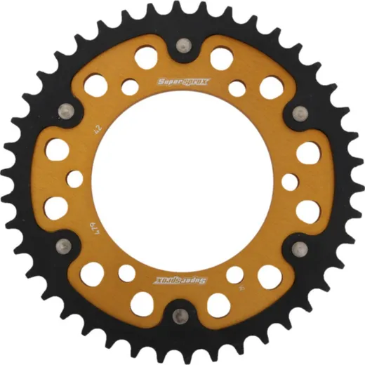 Stealth-Rear Sprocket / Chain Wheel Supersprox 530/42t gold 12813S42