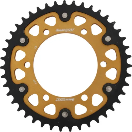 Stealth-Rear Sprocket / Chain Wheel Supersprox 530/43t gold 12813S43