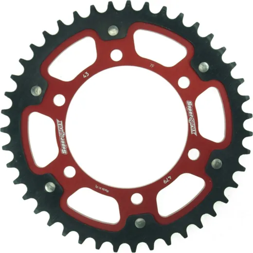 Stealth-Rear Sprocket / Chain Wheel Supersprox 530/43t red 12813R43