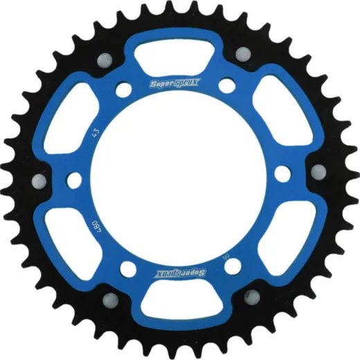 Stealth-Rear Sprocket / Chain Wheel Supersprox 525/43t blue