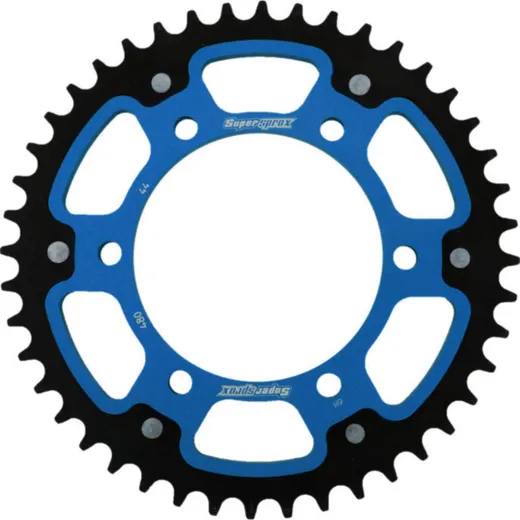 Stealth-Rear Sprocket / Chain Wheel Supersprox 525/44t blue 12810B44