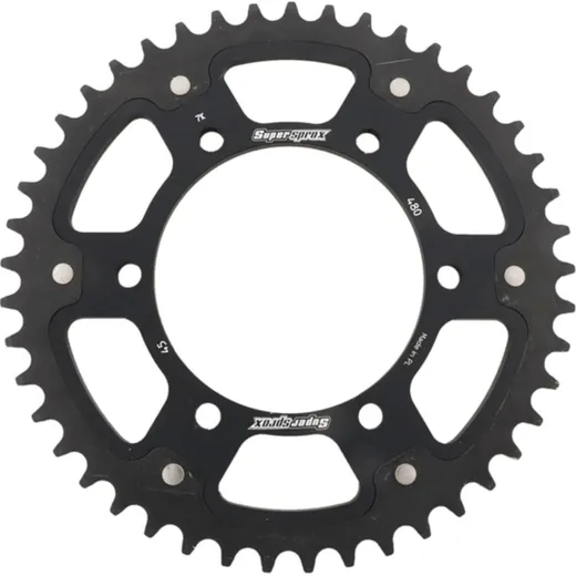Stealth-Rear Sprocket / Chain Wheel Supersprox 525/45t black 12810K45