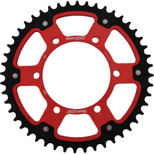 Stealth-Rear Sprocket / Chain Wheel Supersprox 525/48t red 12810R48