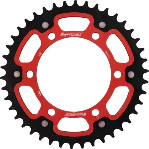 Stealth-Rear Sprocket / Chain Wheel Supersprox 520/42t red 16500R42