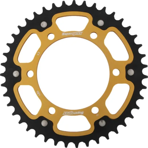 Stealth-Rear Sprocket / Chain Wheel Supersprox 520/43t gold 16500S43