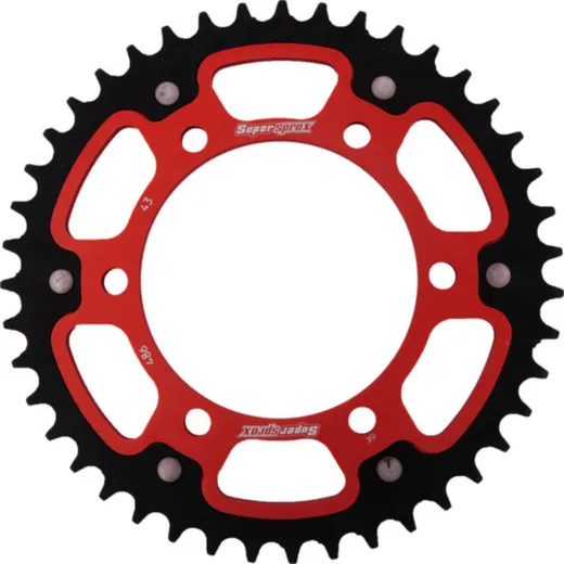 Stealth-Rear Sprocket / Chain Wheel Supersprox 520/43t red 16500R43