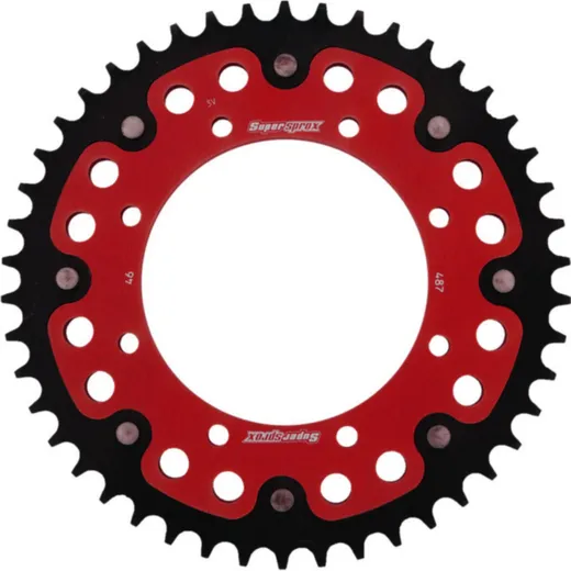 Stealth-Rear Sprocket / Chain Wheel Supersprox 520/46t red 16600R46