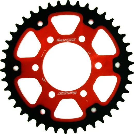 Stealth-Rear Sprocket / Chain Wheel Supersprox 530/42t red 16402R42