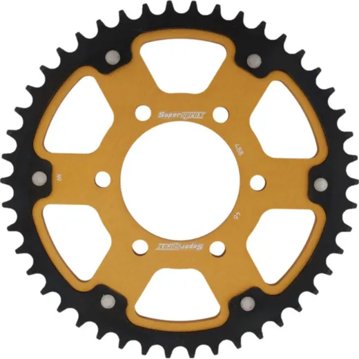 Stealth-Rear Sprocket / Chain Wheel Supersprox 530/46t gold 16604S46