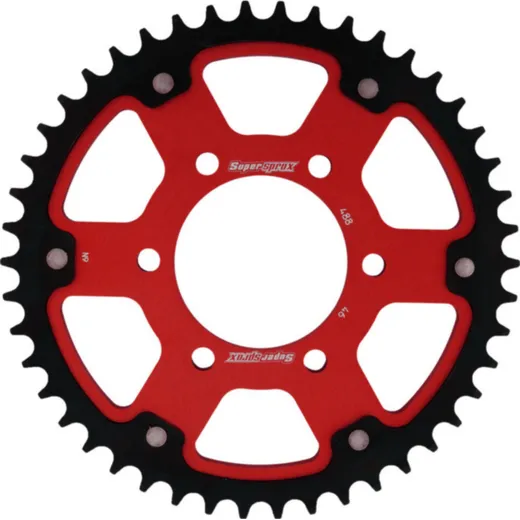 Stealth-Rear Sprocket / Chain Wheel Supersprox 530/46t red 16402R46
