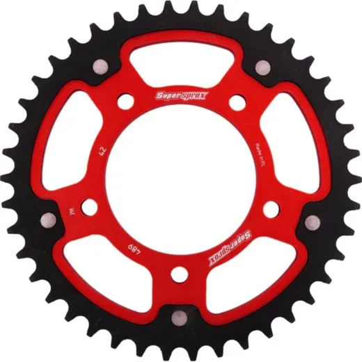 Stealth-Rear Sprocket / Chain Wheel Supersprox 530/42t red 16702R42
