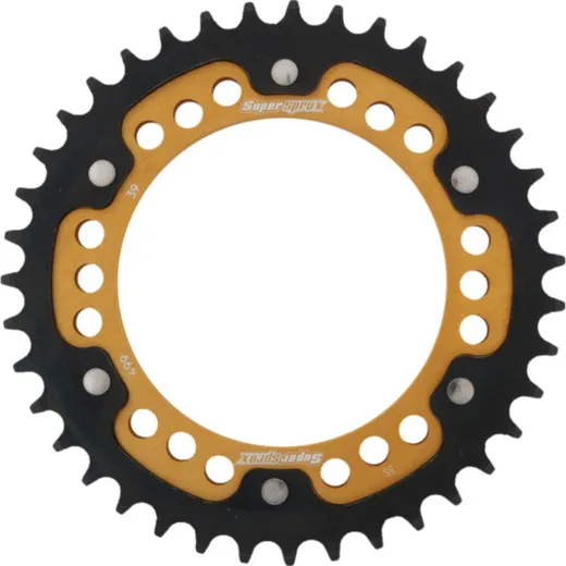 Stealth-Rear Sprocket / Chain Wheel Supersprox 530/39t gold 16603S39