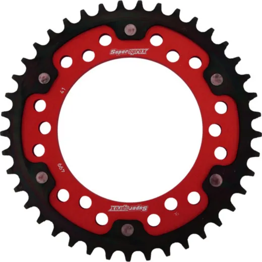 Stealth-Rear Sprocket / Chain Wheel Supersprox 530/41t red 16603R41