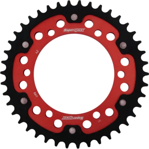Stealth-Rear Sprocket / Chain Wheel Supersprox 530/42t red 16603R42