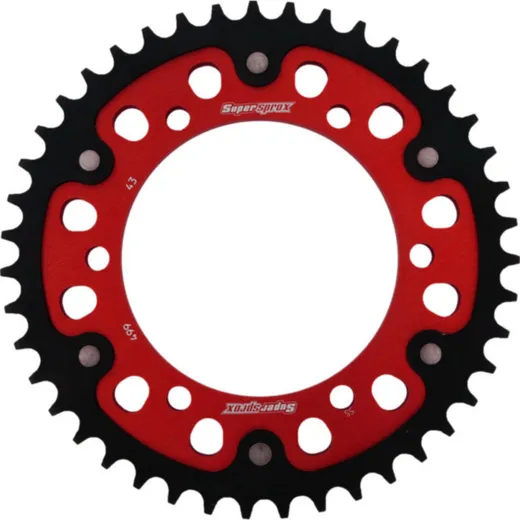 Stealth-Rear Sprocket / Chain Wheel Supersprox 530/43t red 16603R43
