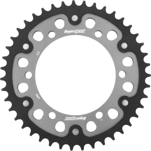 Stealth-Rear Sprocket / Chain Wheel Supersprox 530/43t silver 16603V43