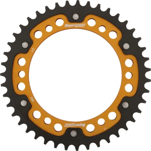 Stealth-Rear Sprocket / Chain Wheel Supersprox 530/43t gold 16701S43