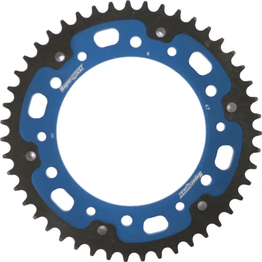 Stealth-Rear Sprocket / Chain Wheel Supersprox 525/47t blue 35305B47