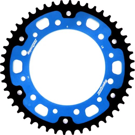 Stealth-Rear Sprocket / Chain Wheel Supersprox 525/48t blue 35305B48