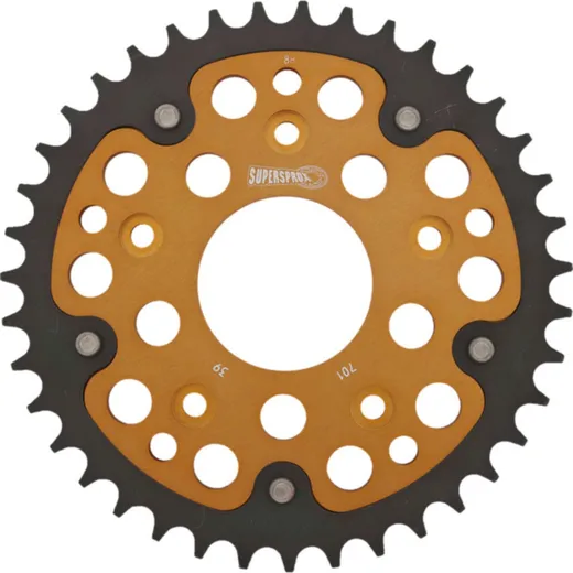 Stealth-Rear Sprocket / Chain Wheel Supersprox 520/39t gold 44203S39