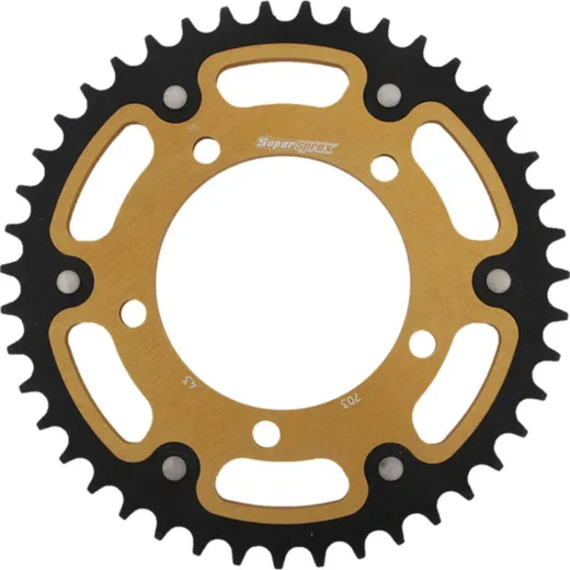 Stealth-Rear Sprocket / Chain Wheel Supersprox 520/43t gold 35801S43