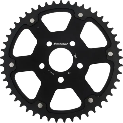 Stealth-Rear Sprocket / Chain Wheel Supersprox 530/49t black 37080K49