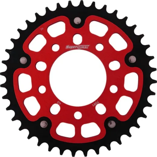 Stealth-Rear Sprocket / Chain Wheel Supersprox 520/40t red 92902R40
